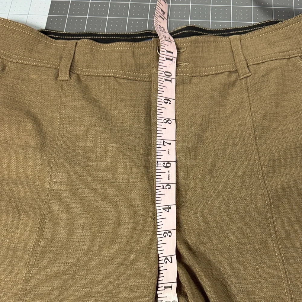 EUC Democracy Absolution Wide Leg Ankle Length Lightweight Brown Pants - Picture 3 of 8